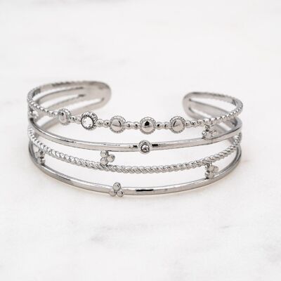 Bracciale rigido Marbella - argento