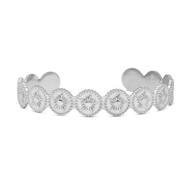 Marguerite Bangle - Silver