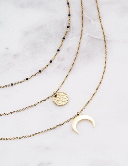 Collier Luna - Noir