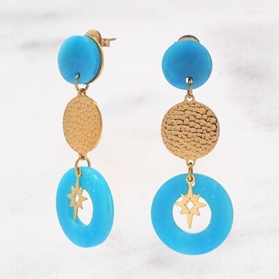 Mélie earrings - blue