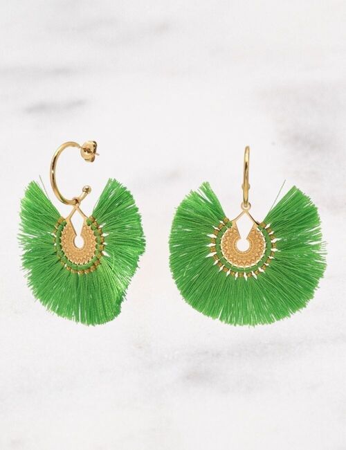 Boucles Aiyanna - Doré Vert