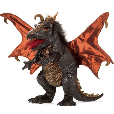 Schwarzer Drache / Black Dragon| Handpuppe 3069