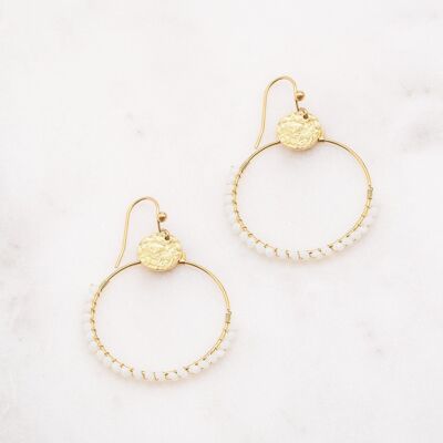 Constantine earrings - White gold