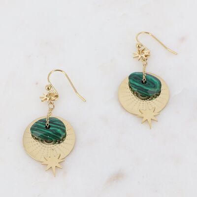 Anabella earrings - Malachite