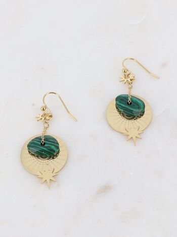 Boucles Anabella - Malachite 1