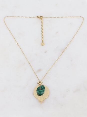 Collier Anabella - Malachite 4