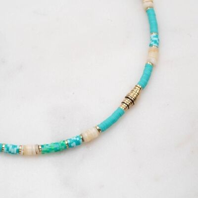 Boraelle necklace - Turquoise gold