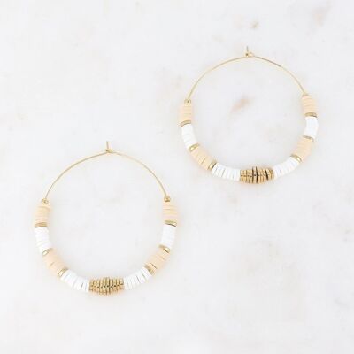 Pendientes Boraelle - Oro blanco