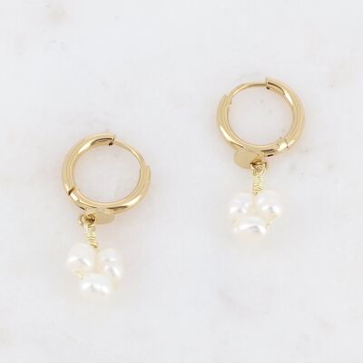 Mini Polly earrings - Freshwater pearl