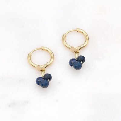 Mini Polly earrings - lapis lazuli