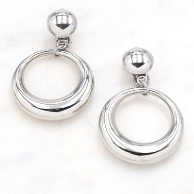 Clipine earrings - silver