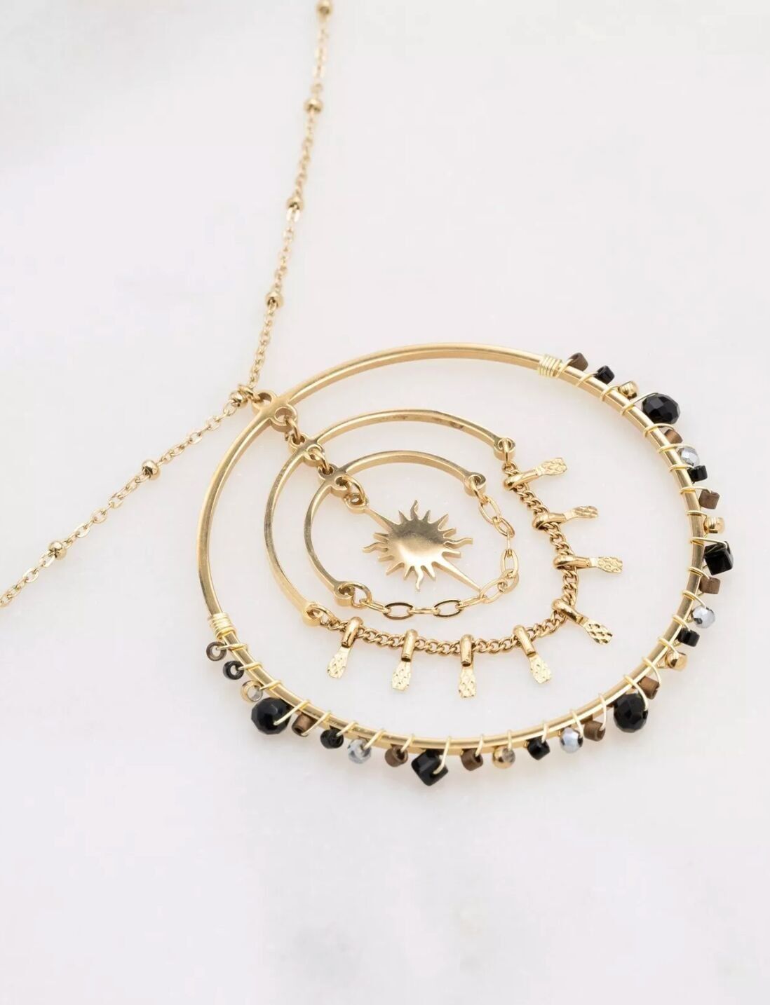 Amalya-Halskette – Onyx