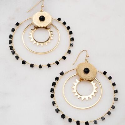 Jasminaé earrings - onyx