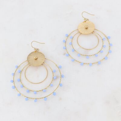 Syriella earrings - Blue gold