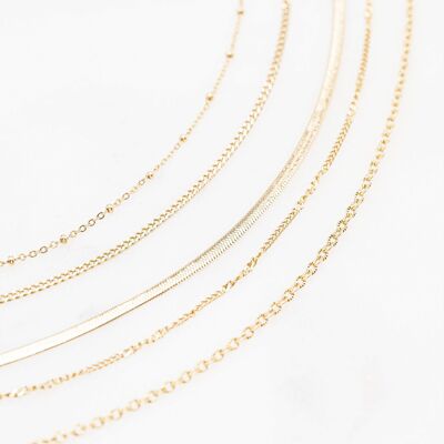 Bellucia necklace - gold