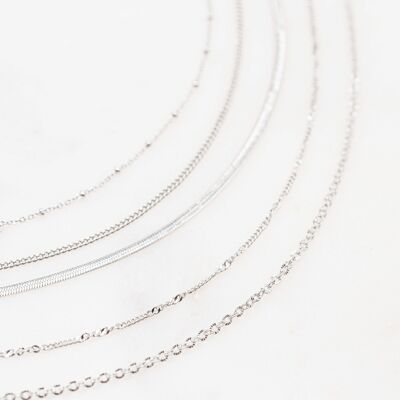 Bellucia necklace - silver