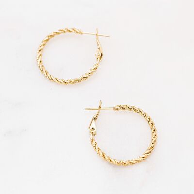 Twist Earrings - Gold