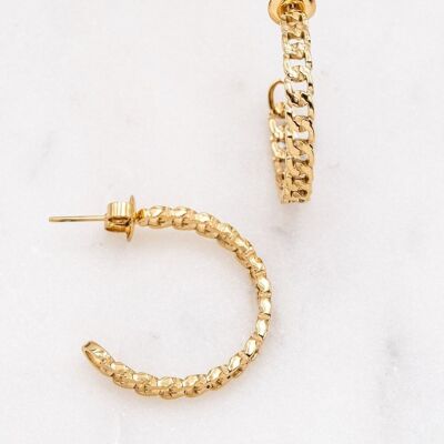 Chainy earrings - small - gold
