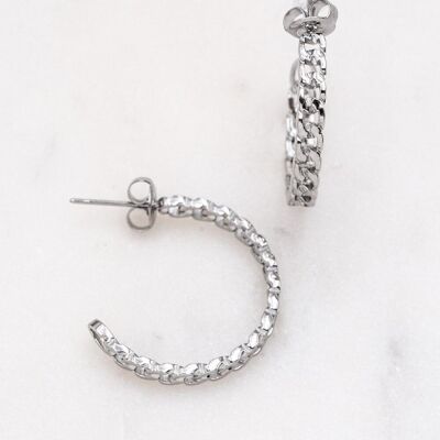 Chainy earrings - small - silver