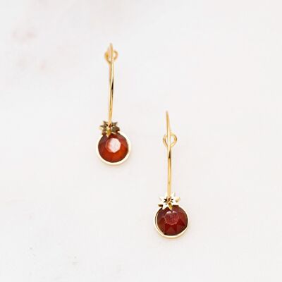 Iseolie earrings - carnelian