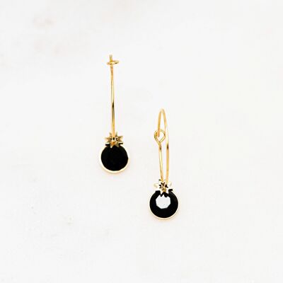 Iseolie earrings - onyx