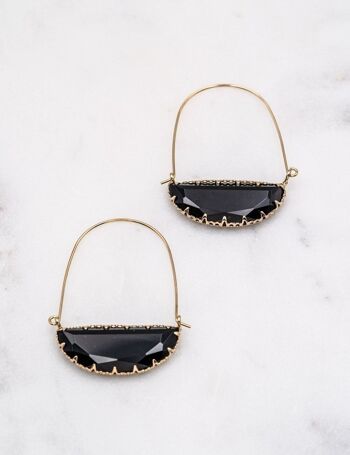 Boucles Maelle - Onyx 1