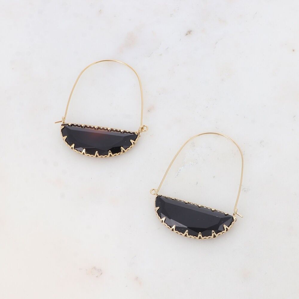 Maelle Ohrringe - Onyx