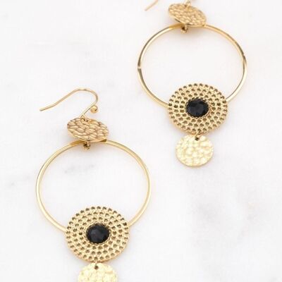 Boucles Andorin - onyx