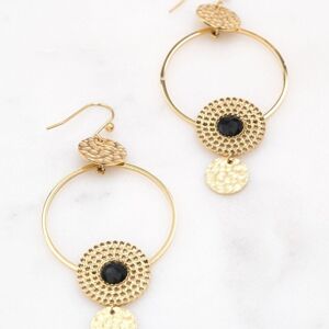 Boucles Andorin - onyx