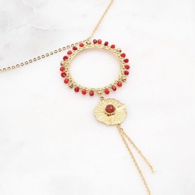 Narciss necklace - carnelian