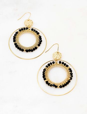 Boucles Viviano - onyx 1