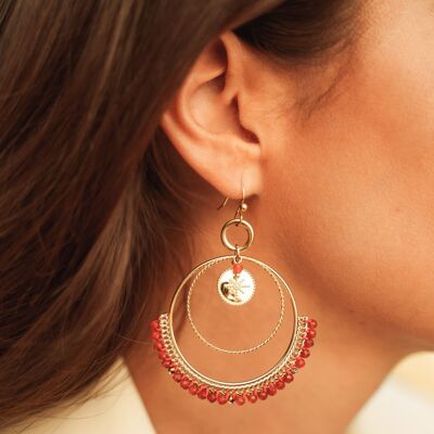 Vivianicia earrings - carnelian