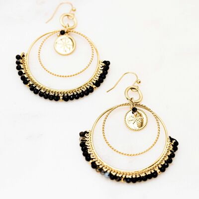 Vivianicia earrings - onyx