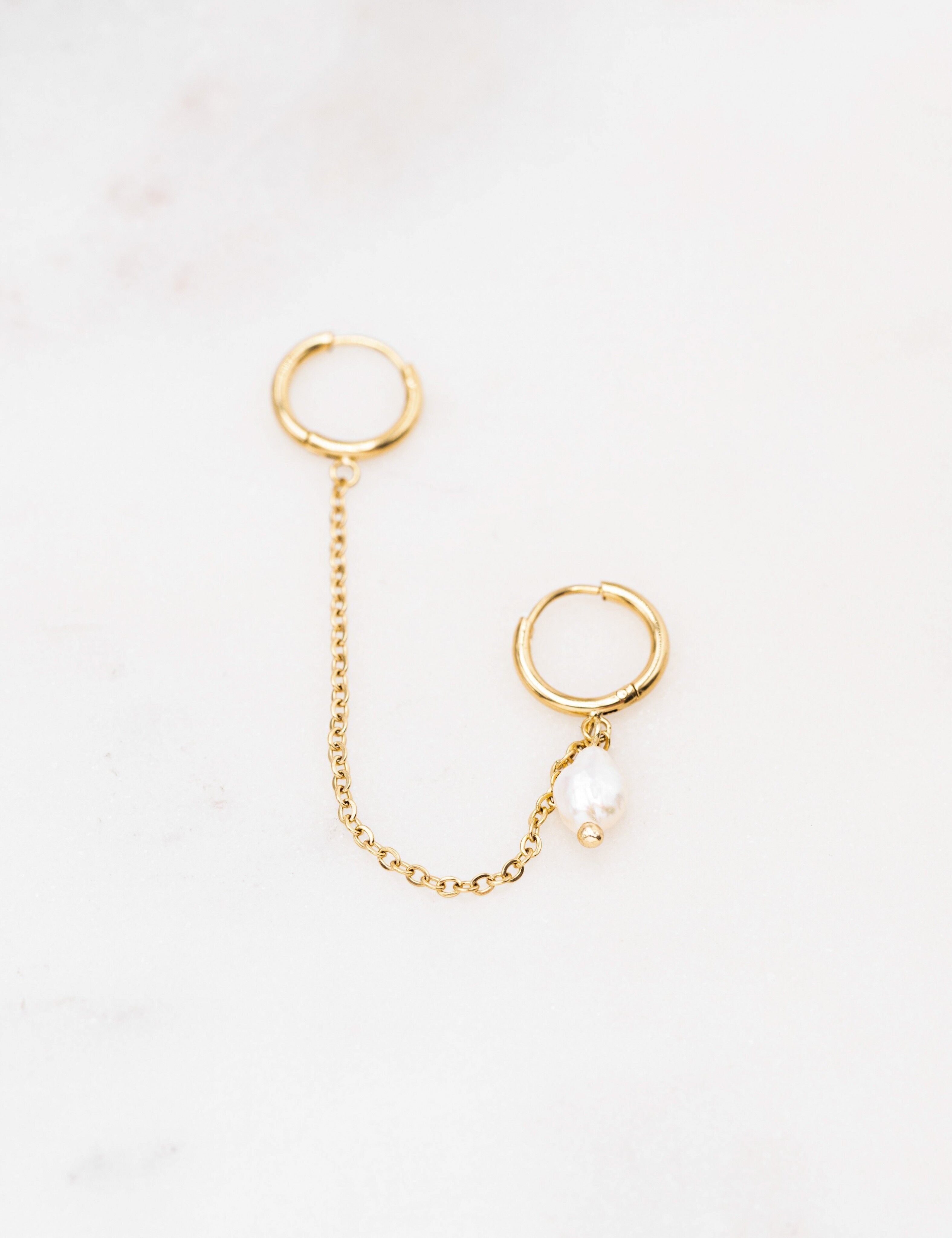 Fibbia Mono Perlie - Oro