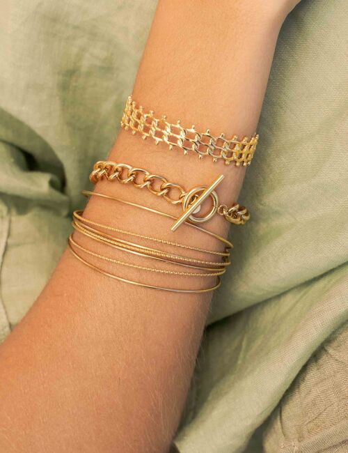 Jonc Taormina - Argenté