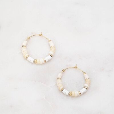 Boraelie earrings - White gold