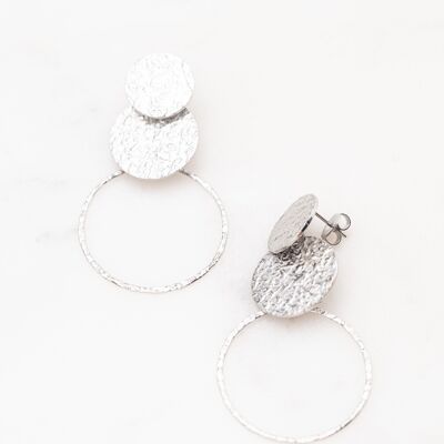 Pendientes arizona - plata