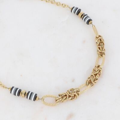 Boramaily necklace - Black gold