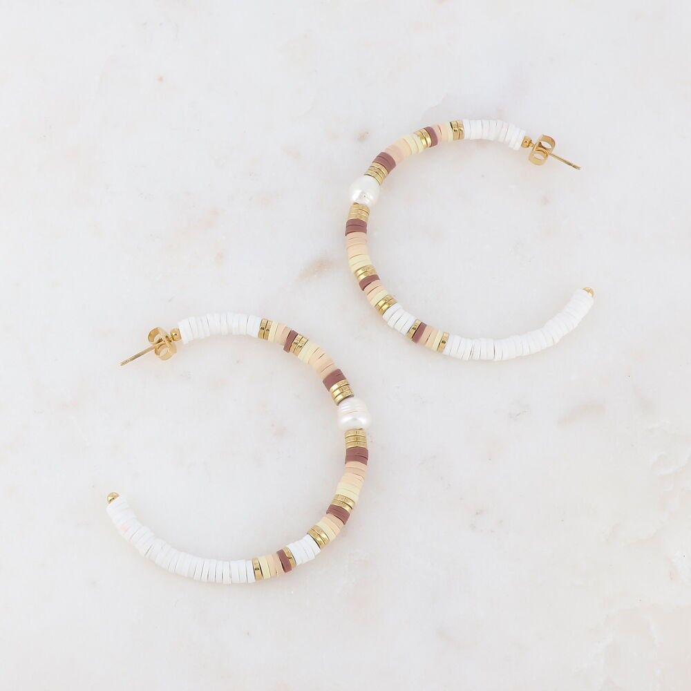 Boramina Ohrringe - Gold Beige