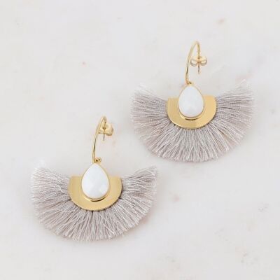 Gianna earrings - White gold