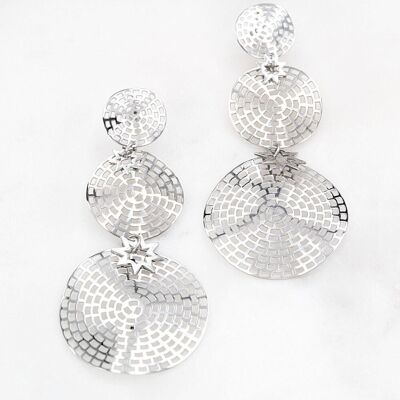 Nejmie earrings - silver