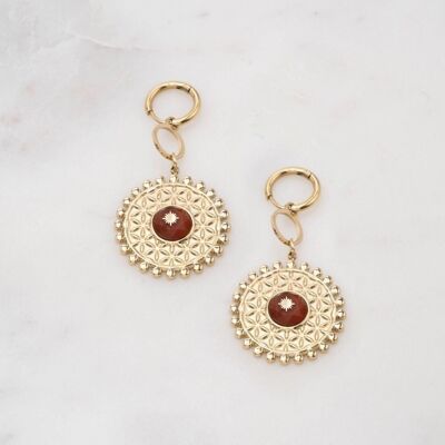 Andalousa earrings - Carnelian