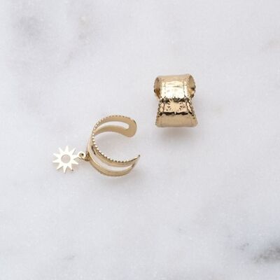 Ears cuff earrings Kima - Gold
