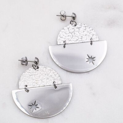 Galina earrings - silver