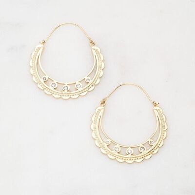 Lucila earrings - White gold