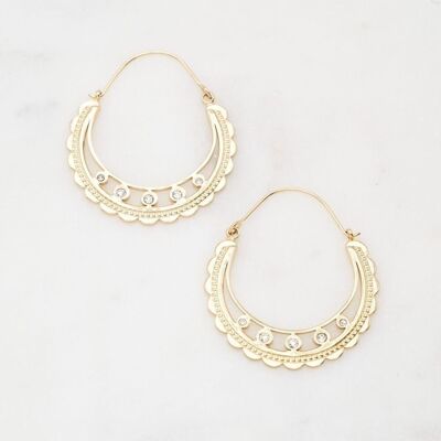Pendientes Lucila - Oro blanco