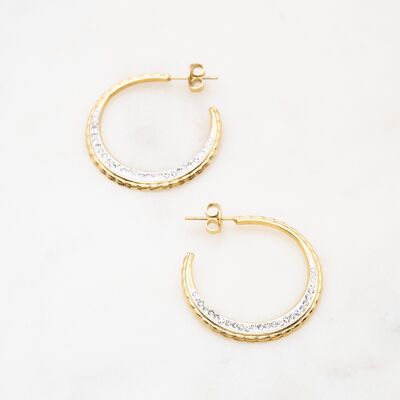 Lorée earrings - White gold