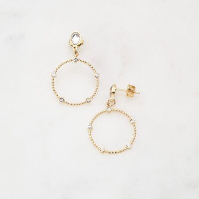 Zéphyriel earrings - White gold