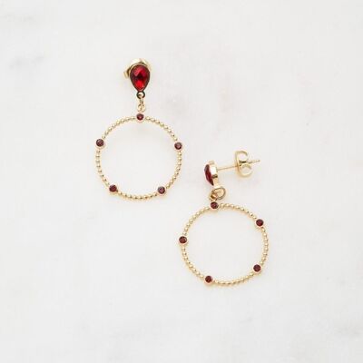 Zéphyriel earrings - Red gold