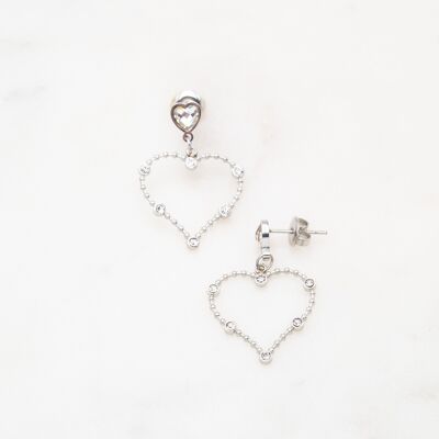 Amariel earrings - White silver